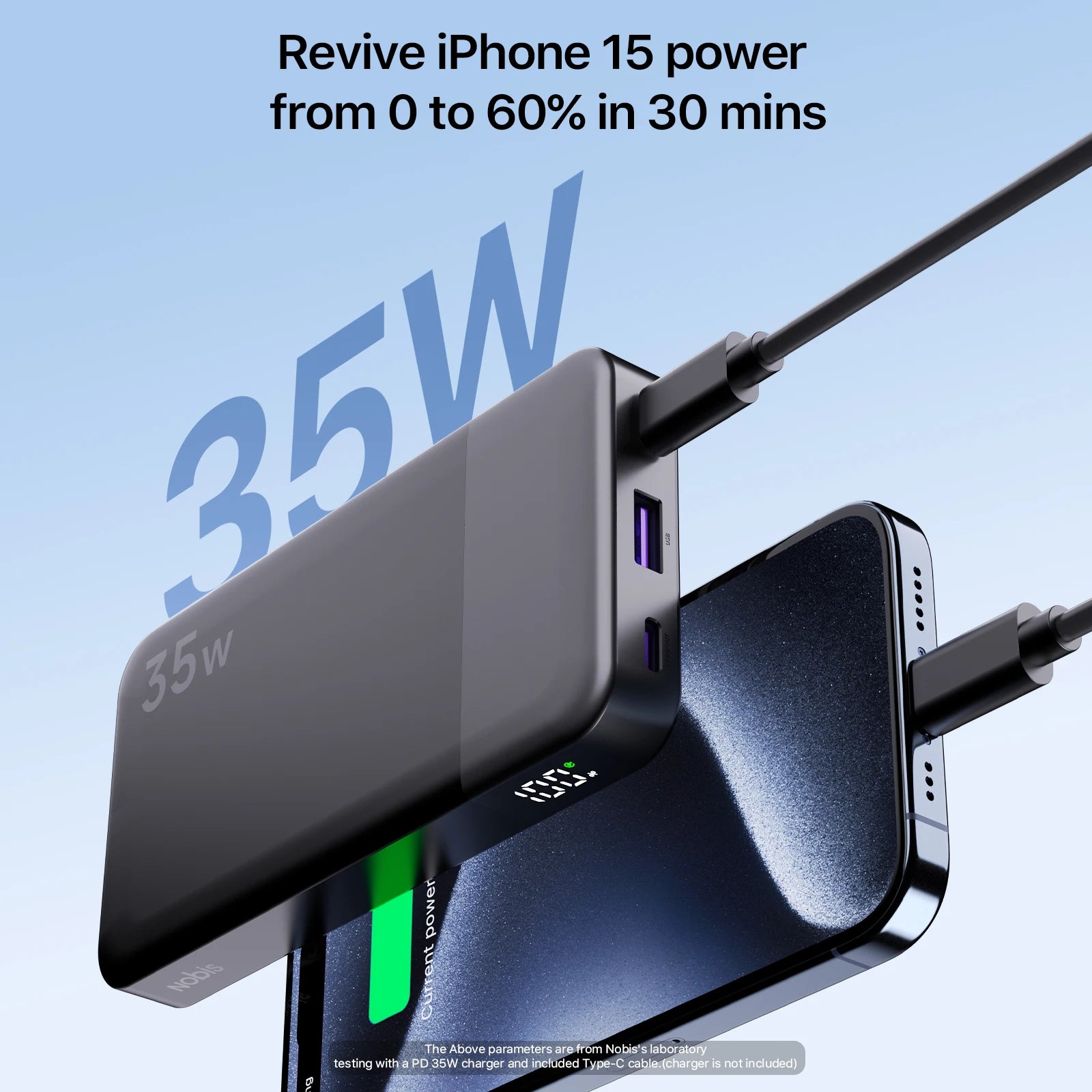 Mini Fast Charging 35W Portable Power Bank